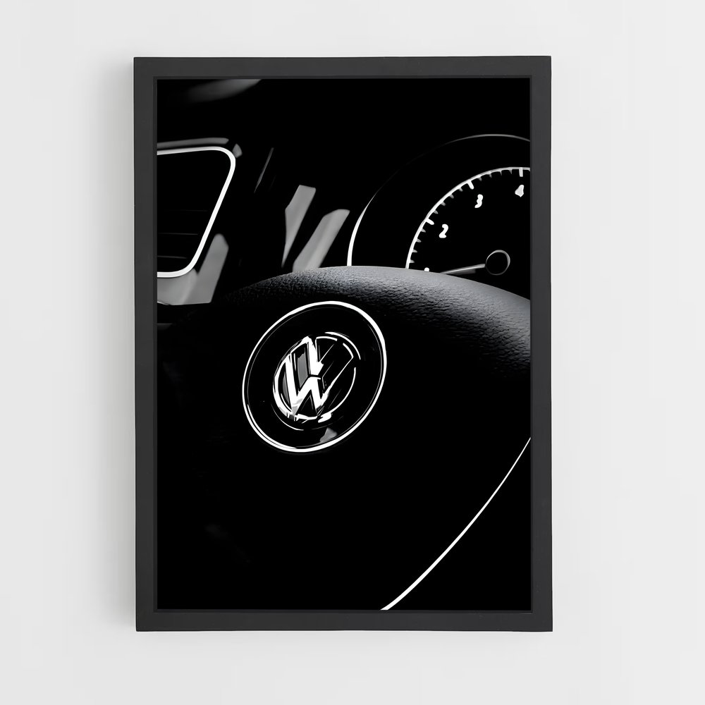 Poster Dashboard Dynamic – affiche Volkswagen (vue 2)
